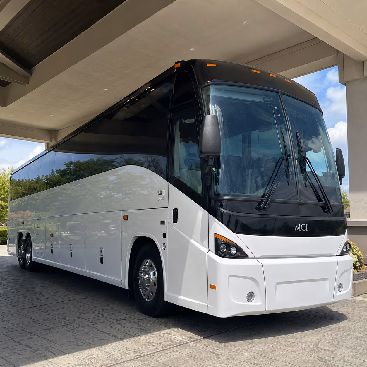 Fort Lee Airport Shuttle & Transportation party bus interior