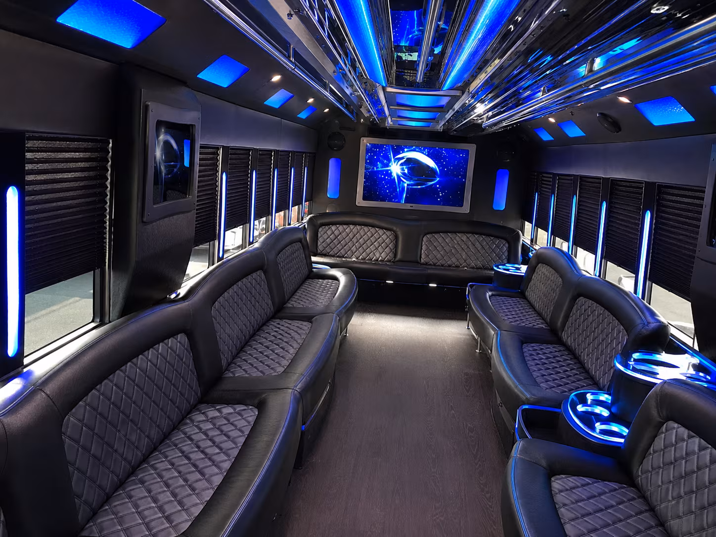 Fort Lee Bachelor & Bachelorette Transportation party bus exterior