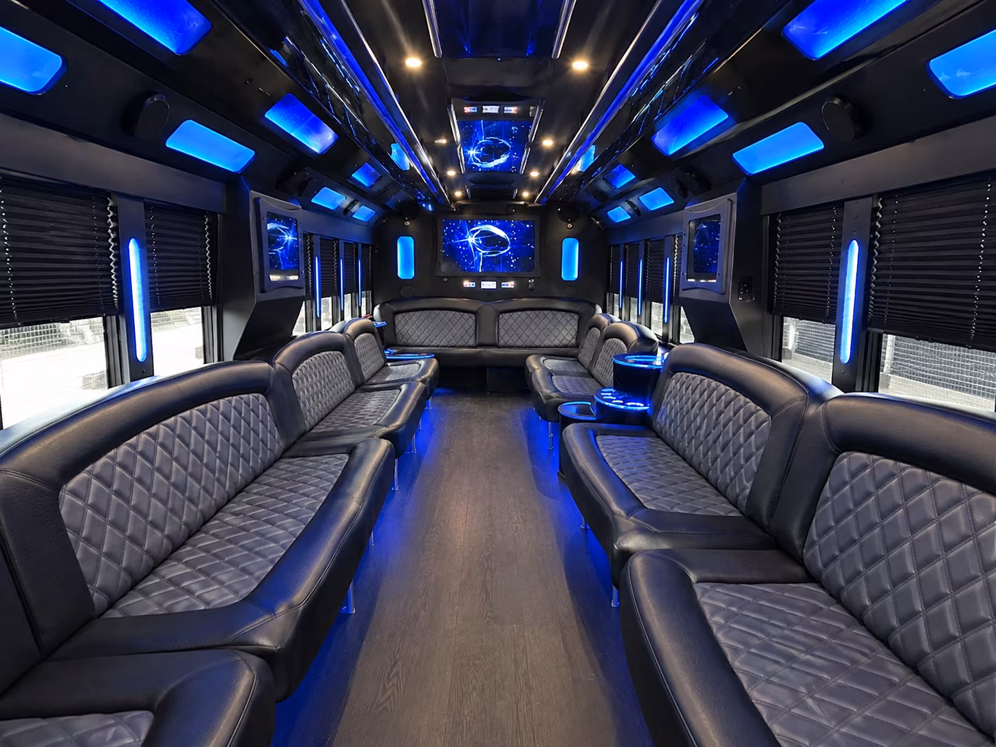 Fort Lee Bachelor & Bachelorette Transportation party bus exterior