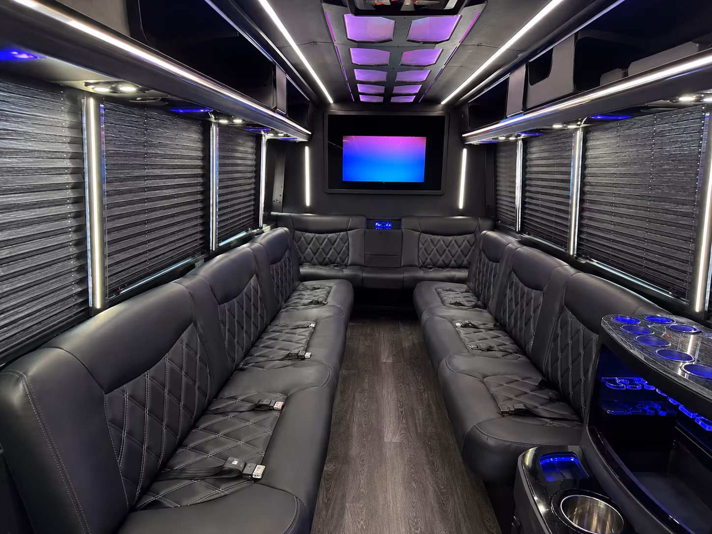 Fort Lee Concert & Music Festival Transportation party bus exterior