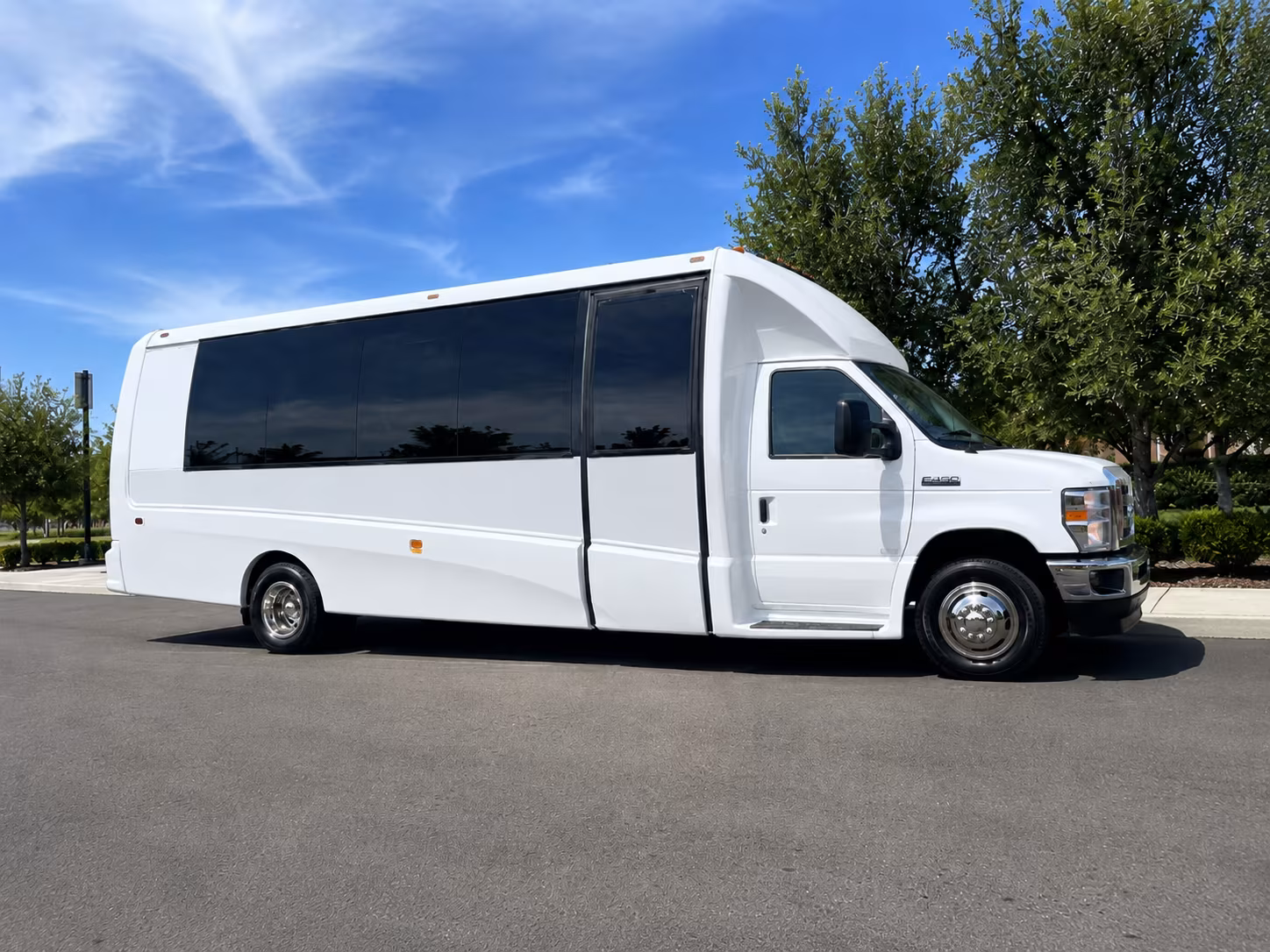 Fort Lee Corporate Transportation party bus exterior