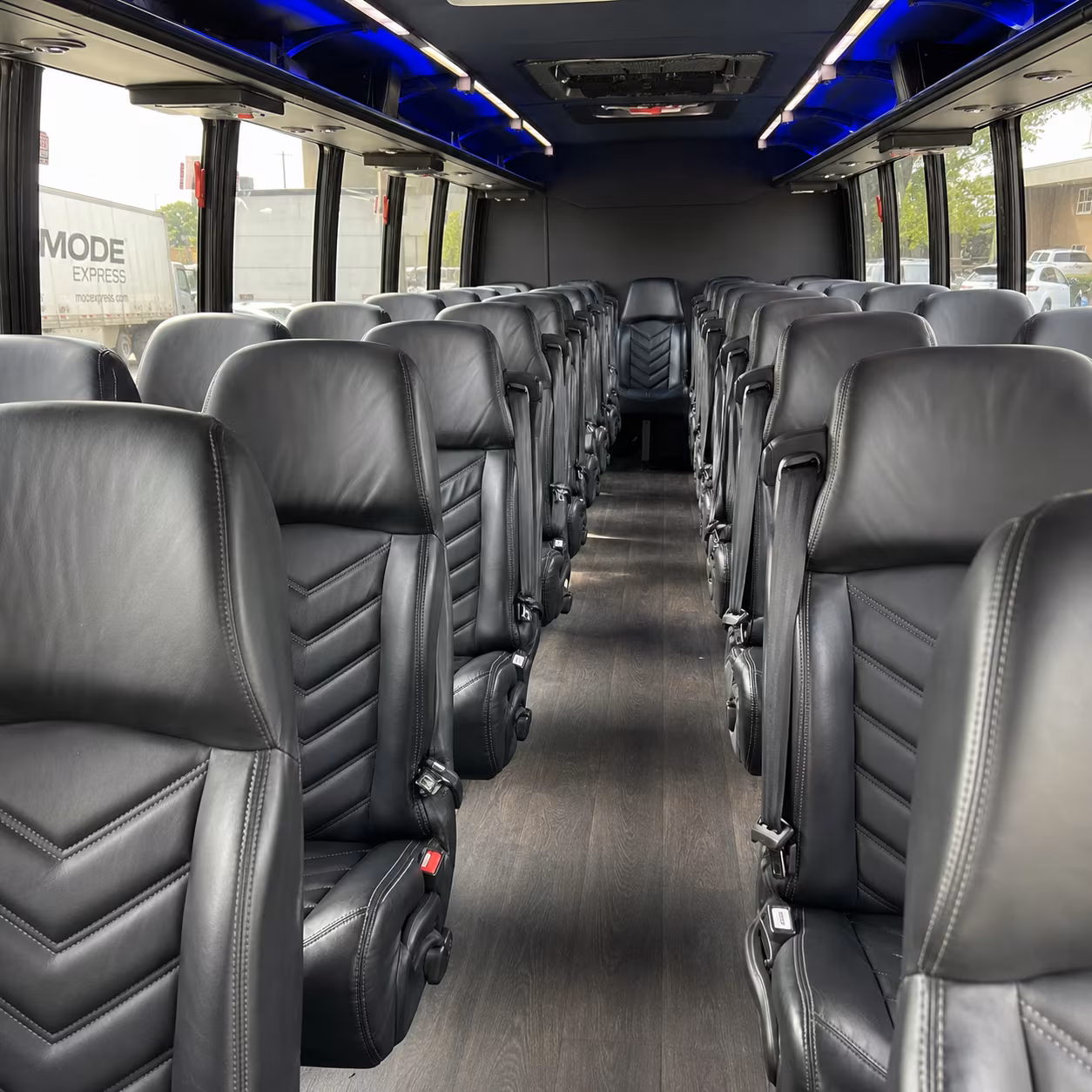 Fort Lee Corporate Transportation party bus exterior