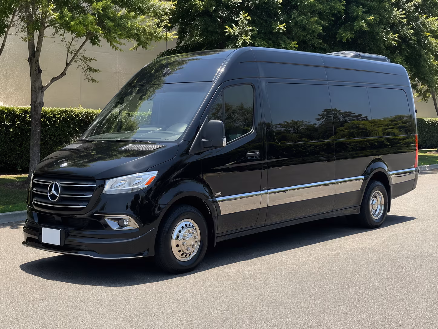 Fort Lee Corporate Transportation party bus exterior
