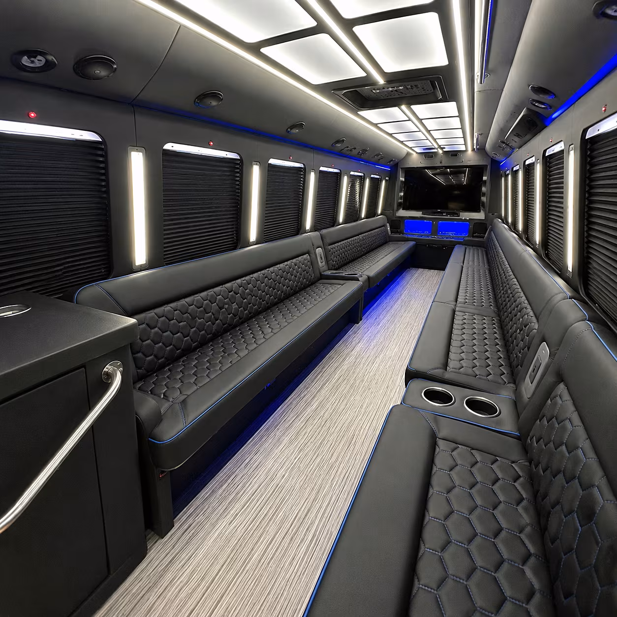 Fort Lee Private Event Transportation onboard seating