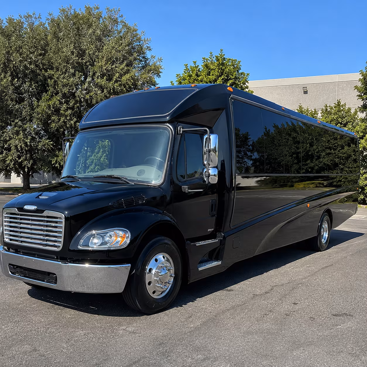 Fort Lee School Event Transportation party bus exterior