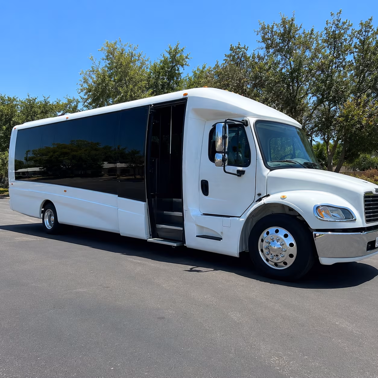 Fort Lee School Event Transportation party bus exterior