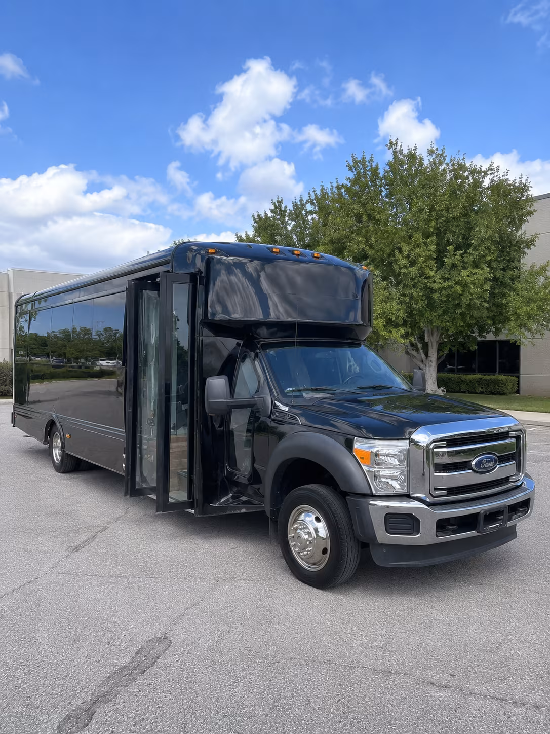 Fort Lee Sporting Event Transportation party bus exterior