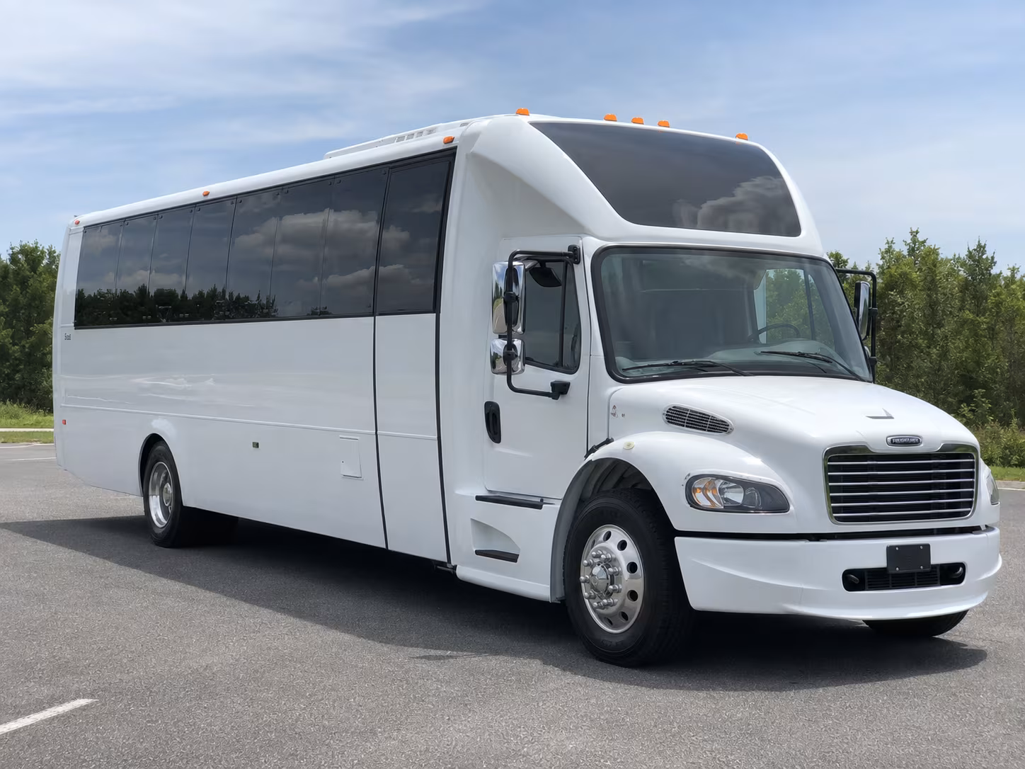 Fort Lee Sporting Event Transportation party bus interior