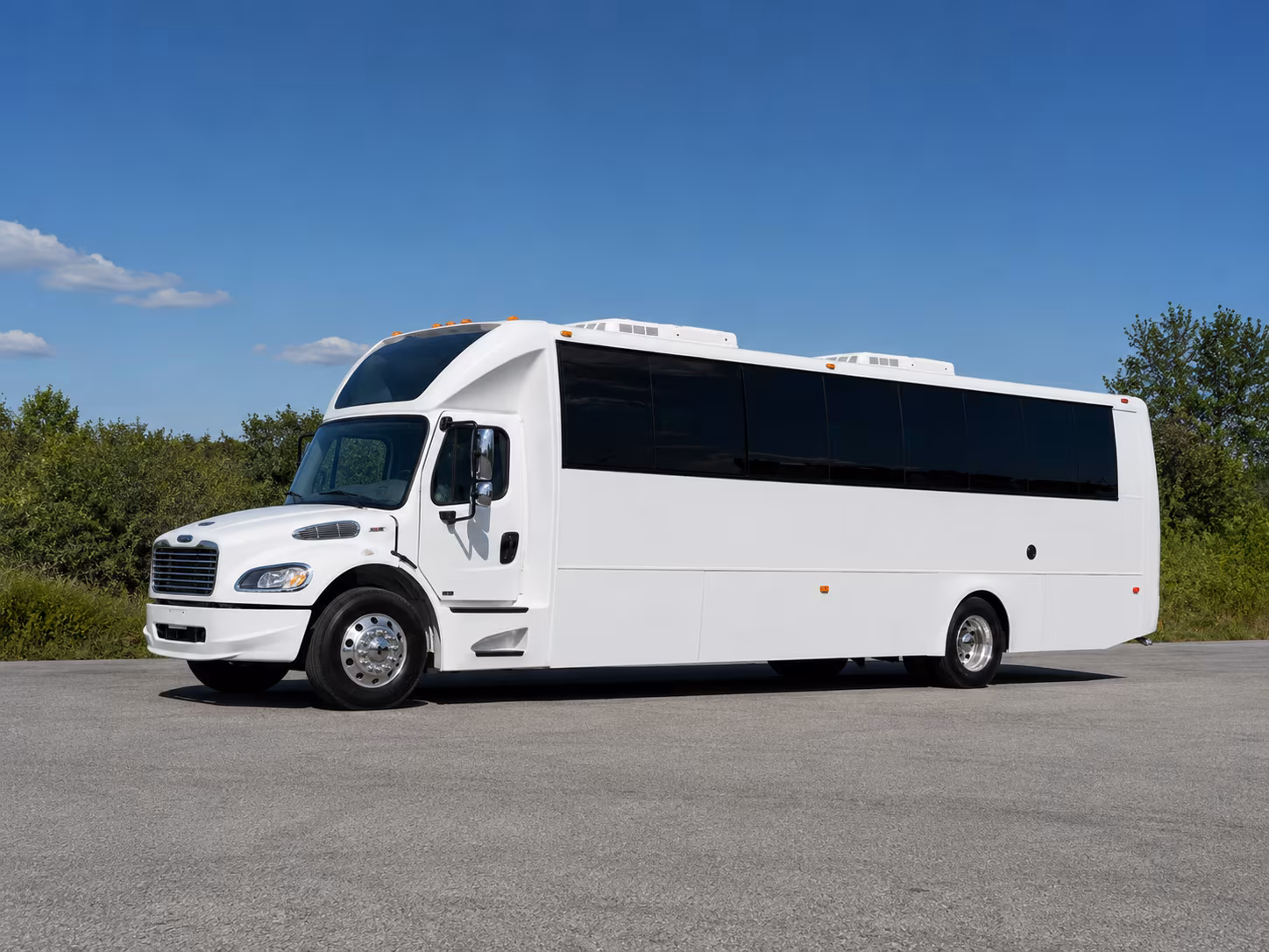 Fort Lee Sporting Event Transportation party bus exterior